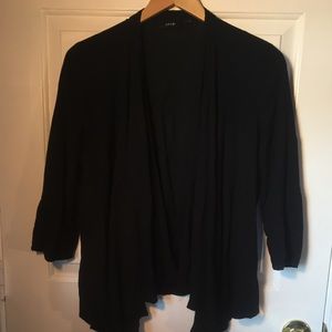 Black flowy cardigan